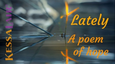 Glowing papyrus in pond from Lately Spoken Poem at KessaLair